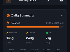 Mobile Food Tracking