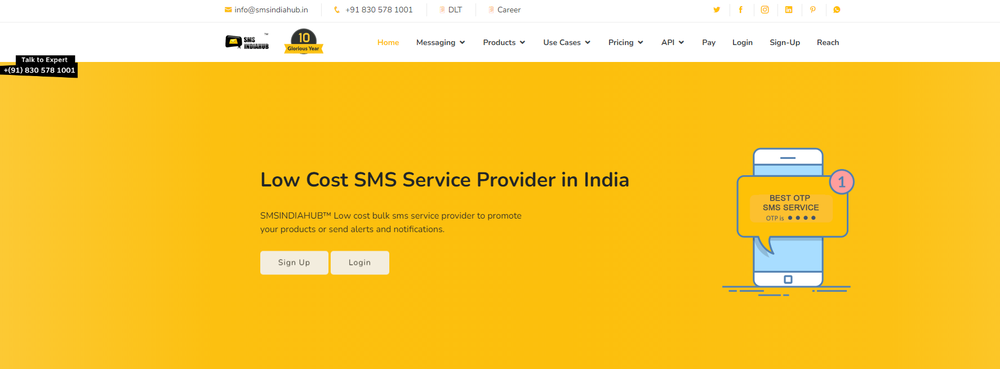 SMSINDIAHUB Screenshot 1