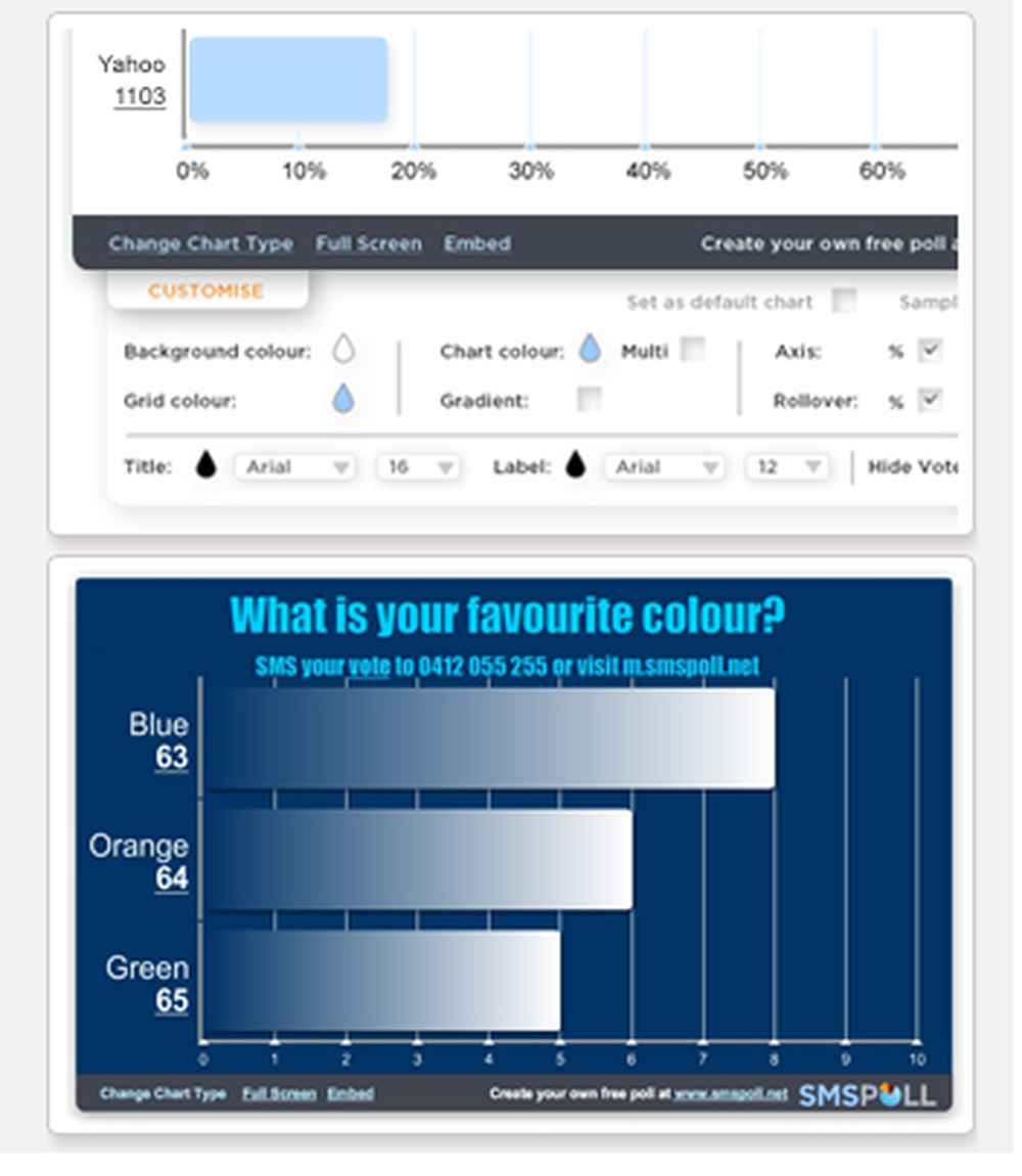 SMS Poll Screenshot 1