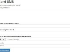 SMS Workflow Screenshot 1