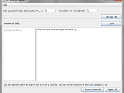 SMS Backup Reader Screenshot 1