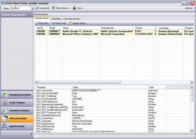 control panel configuration manager