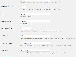 SMTP Mailer Plugin Settings