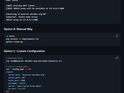 SMTP Tunnel Proxy Screenshot 1