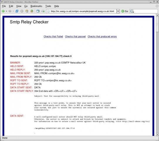 Smtp Open Relay Checker Download Sourceforge Net