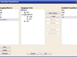 Edit Multiple Populations Window