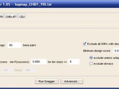 Multiple Populations Snagger Configuration Tab