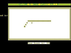 Snake game screenshot...