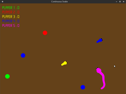 Snakes On A Continuous Plane Screenshot 2