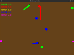 Snakes On A Continuous Plane Screenshot 1