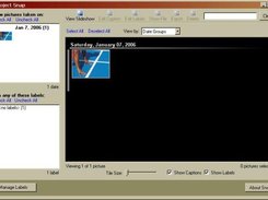 The main window right after startup.