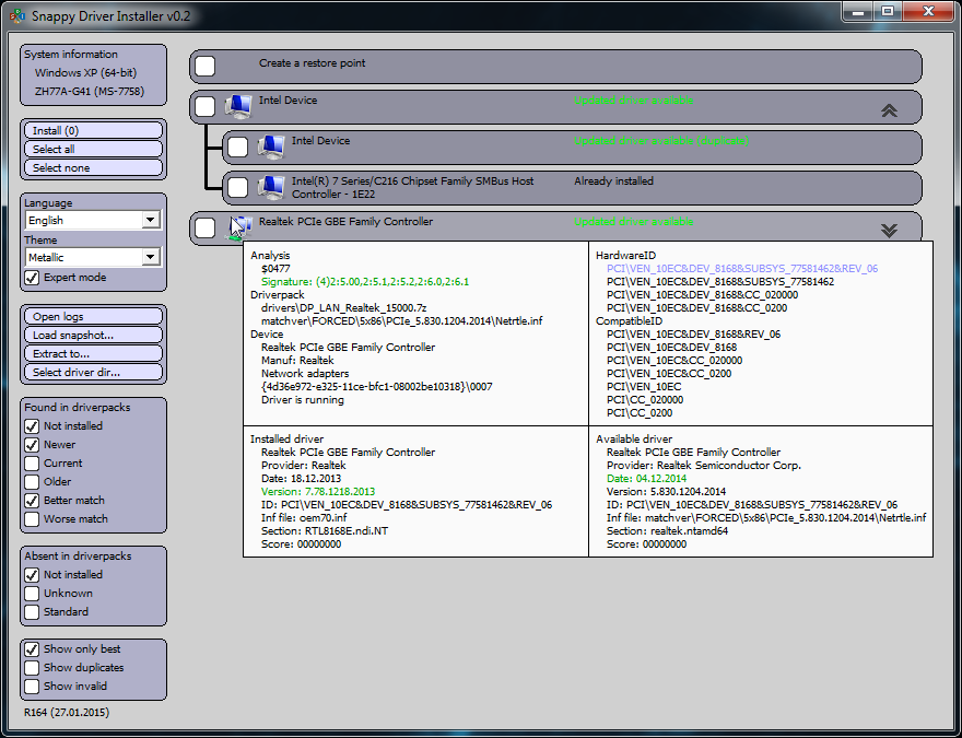 Download Snappy Driver Installer Origin - MajorGeeks