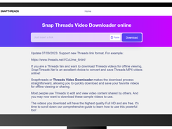 https://snapthreads.net threads video downloader on pc, laptop