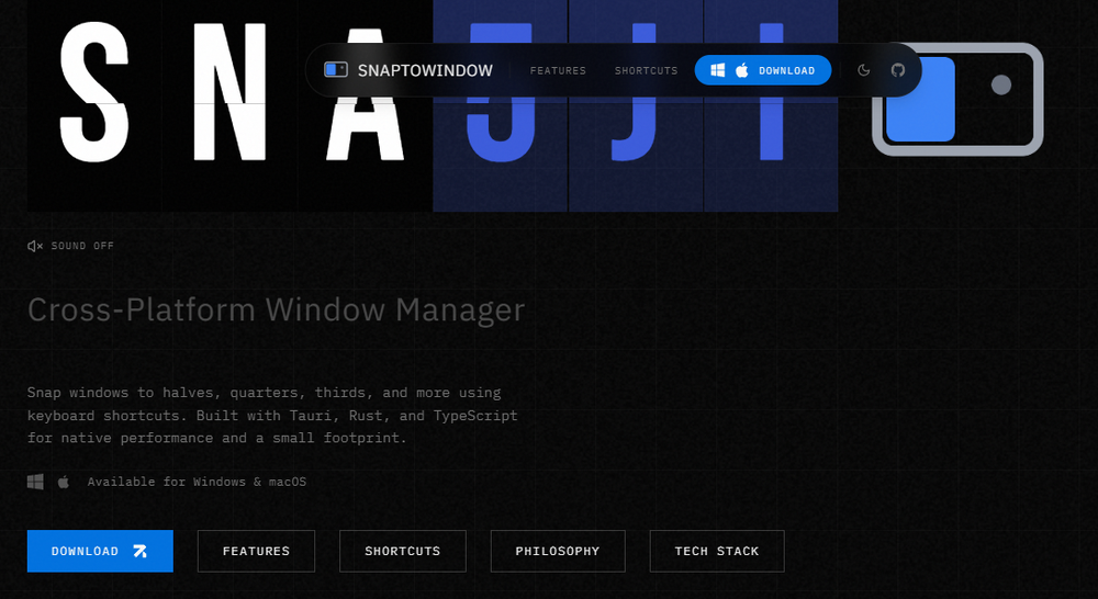 SnapToWindow Screenshot 1