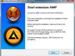 AIMP Snarl extension setup
