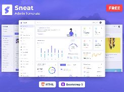 sneat free bootstrap 5 html admin template