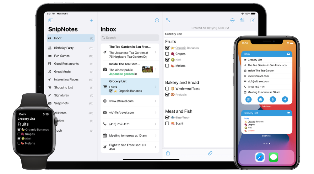 SnipNotes Screenshot 1