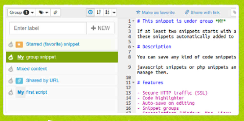 SnippLeaf Screenshot 1