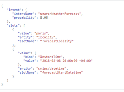 Snips NLU Screenshot 1