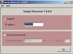 The SNMPObserver Main Screen