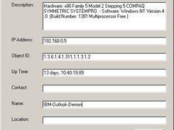 SNMPObserver  Discovery Item Details