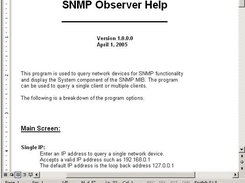 SNMPObserver ReadMe