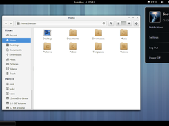 Snowbird Linux Gnome 3 Desktop