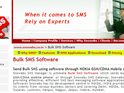 Snowebs SMS Manager Screenshot 1