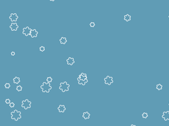 Snowfall Screensaver Screenshot