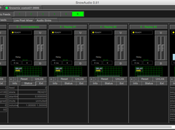 Snowaudio, a GUI App for controlling audio in Snowmix.