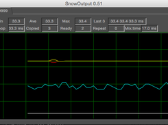 Snowoutput, a GUI App for monitoring output timing and buffers of Snowmix.