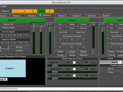 Snowscene, a GUI App for producing Live Television with Snowmix.
