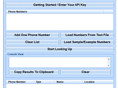 Sobolsoft Reverse Phone Lookup Screenshot 1