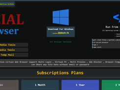 social browser Screenshot 1