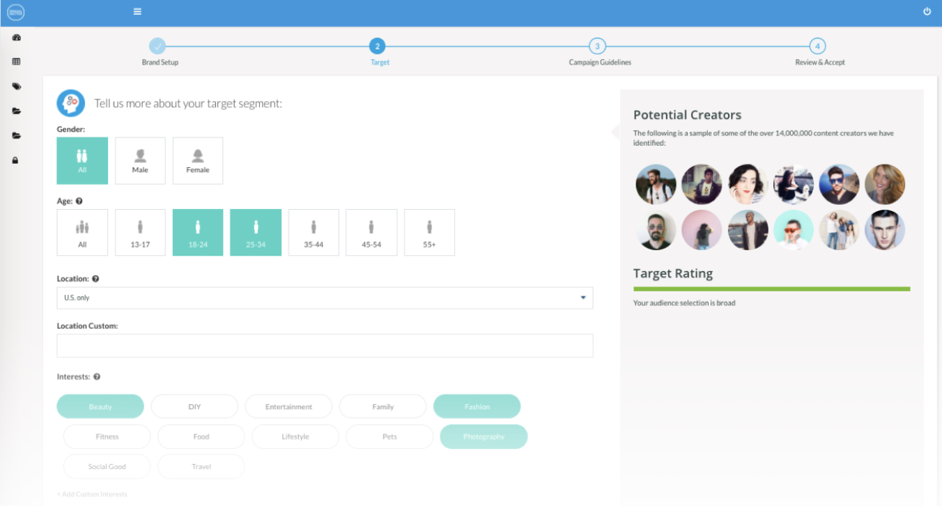 Social Native product features