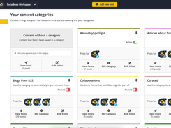 SocialBee Content Categories