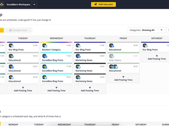 SocialBee Schedule