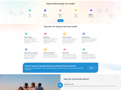 SocialEngine Community Platform Homepage