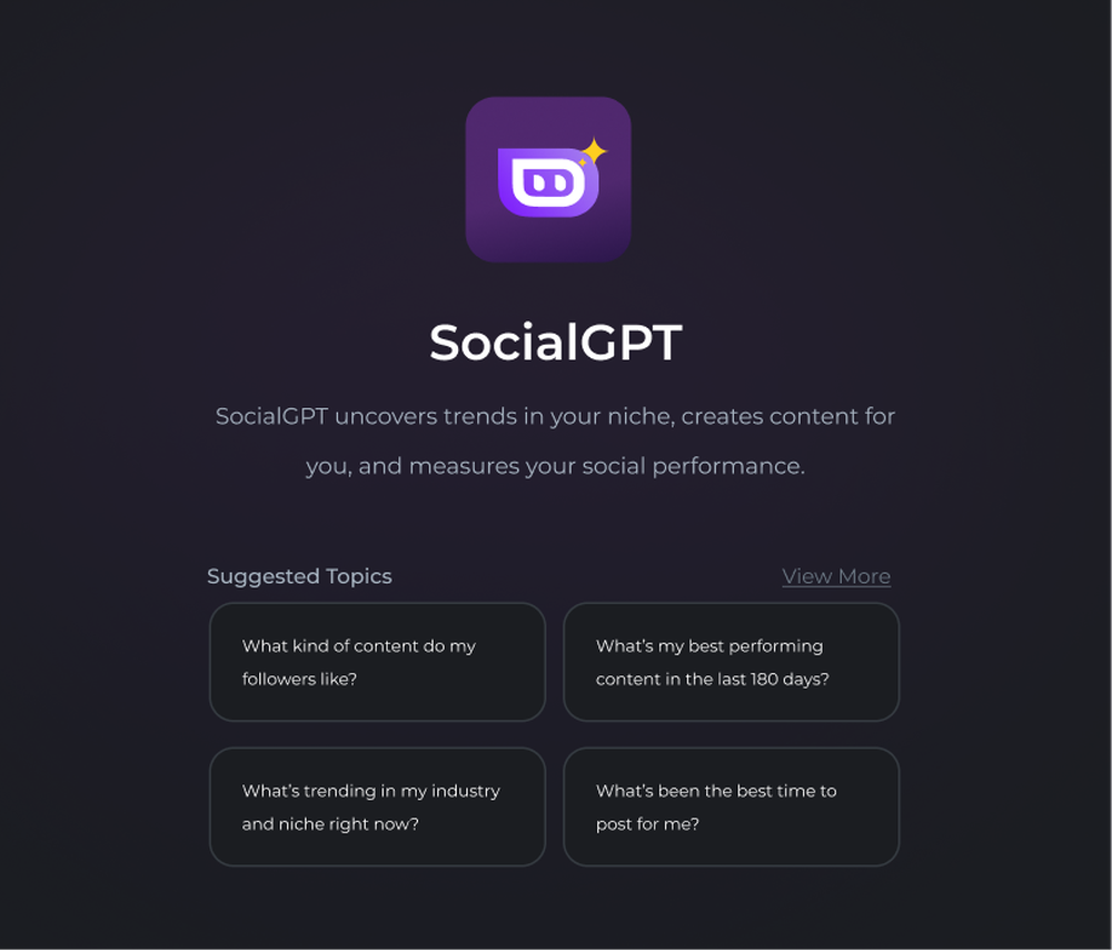 SocialGPT UI