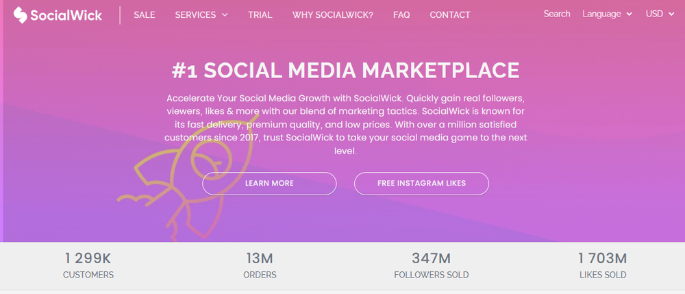 SocialWick Screenshot 1