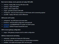 SocketCAN userspace utilities and tools Screenshot 1