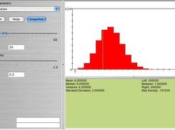 SOCR Binomial Distribution Screenshot