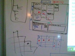 This white board sketch might indicate what's coming