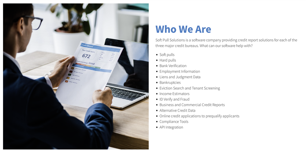 Soft Pull Solutions Screenshot 1