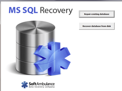 SoftAmbulance MS-SQL Recovery Screenshot 1