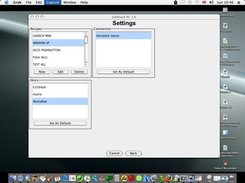 SoftDash Mac Settings Screen