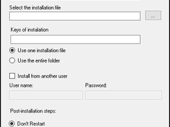 Installation of programs