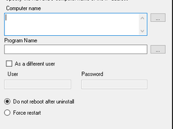 Removing of programs