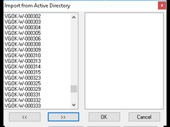 Import from Active Directory
