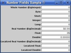 A Number Fields Sample